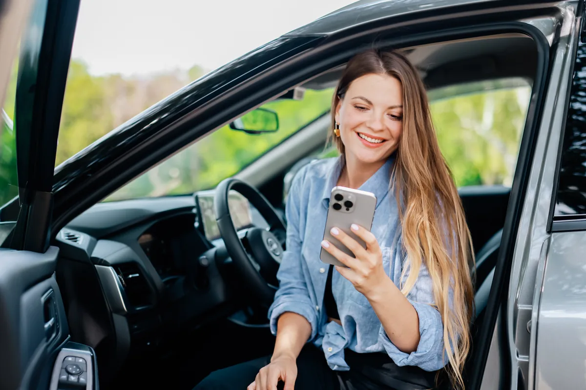 Community group celebrating a successful car wash fundraiser